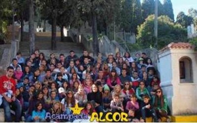 Acampada del grupo ALCOR en la sierra de Ardor