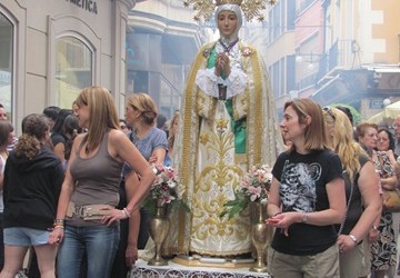 La Virgen de la Asunción, Patrona de Elche, en el colegio