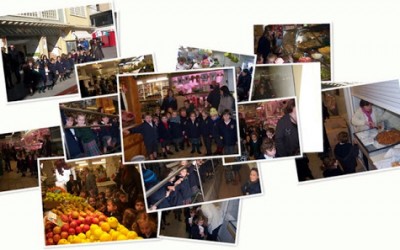 Los alumnos de infantil van al Mercado Central
