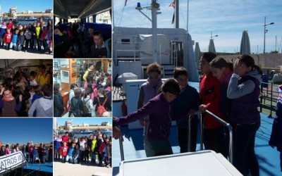 Los alumnos y alumnas de 5º visitaron en Torrevieja un submarino y el Museo de la sal