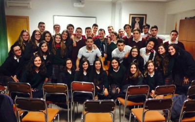 Encuentro con Luis Guitarra en el colegio de Elche