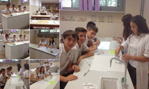 Experiencia Educativa: Los alumnos de 3º ESO profesores en el laboratorio de los alumnos de 1º de ESO